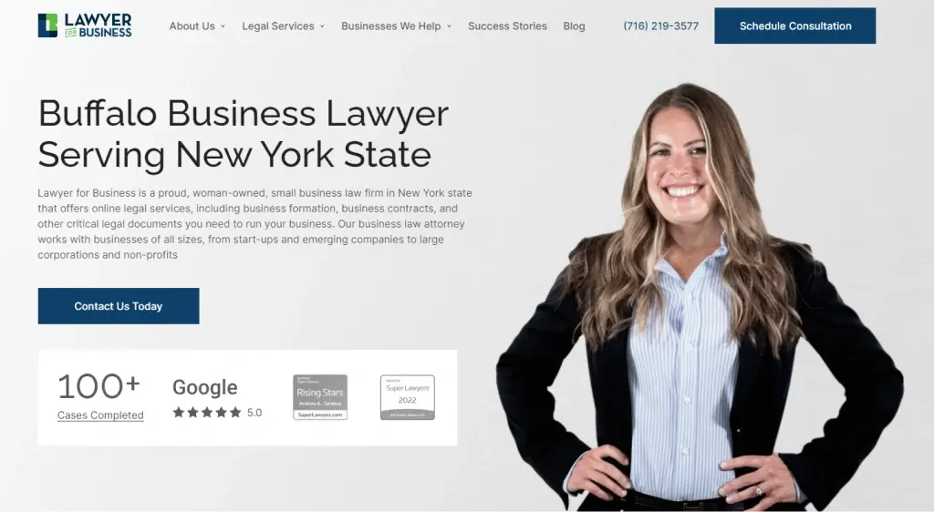 Lawyer For Business web design