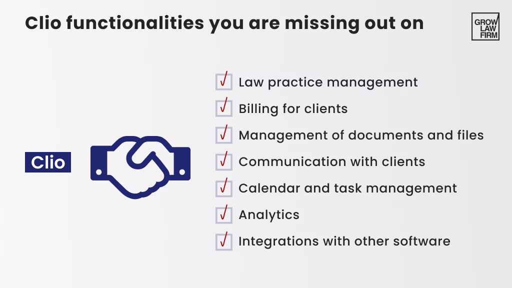 Overview of Clio Features for Law Firms