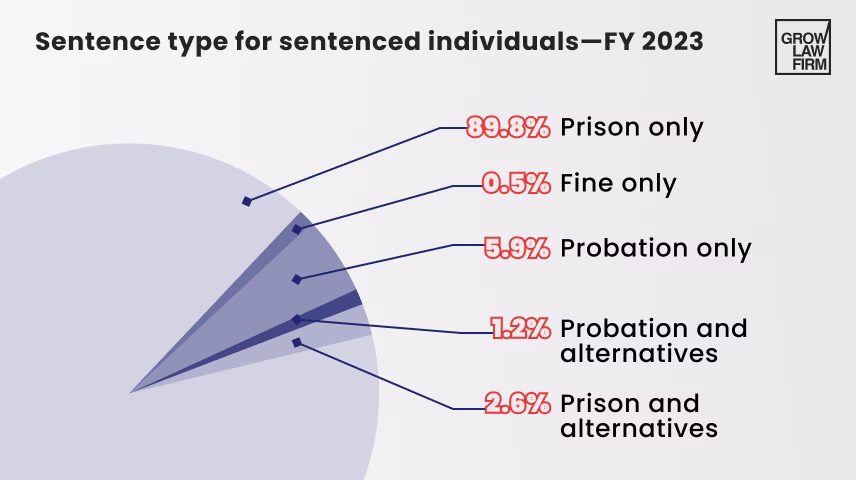 Federal charges statistics