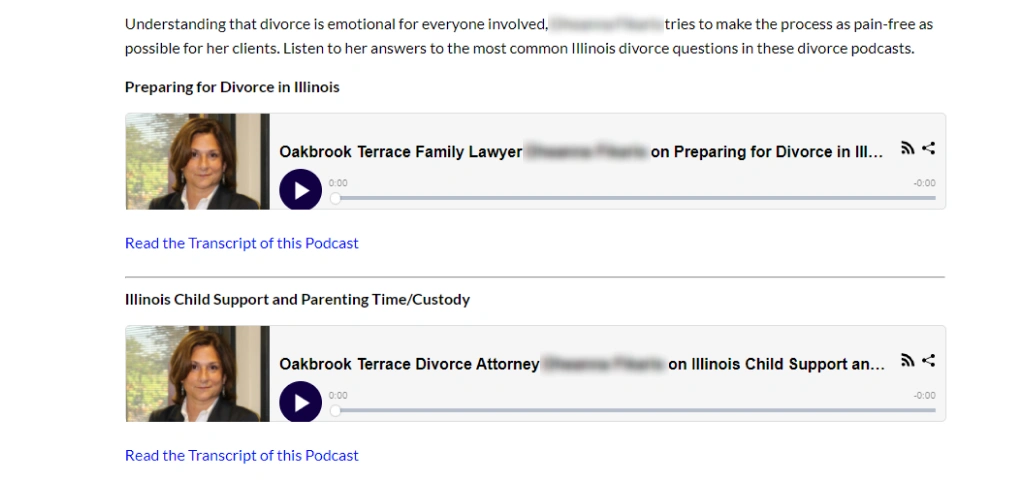Family lawyers podcast