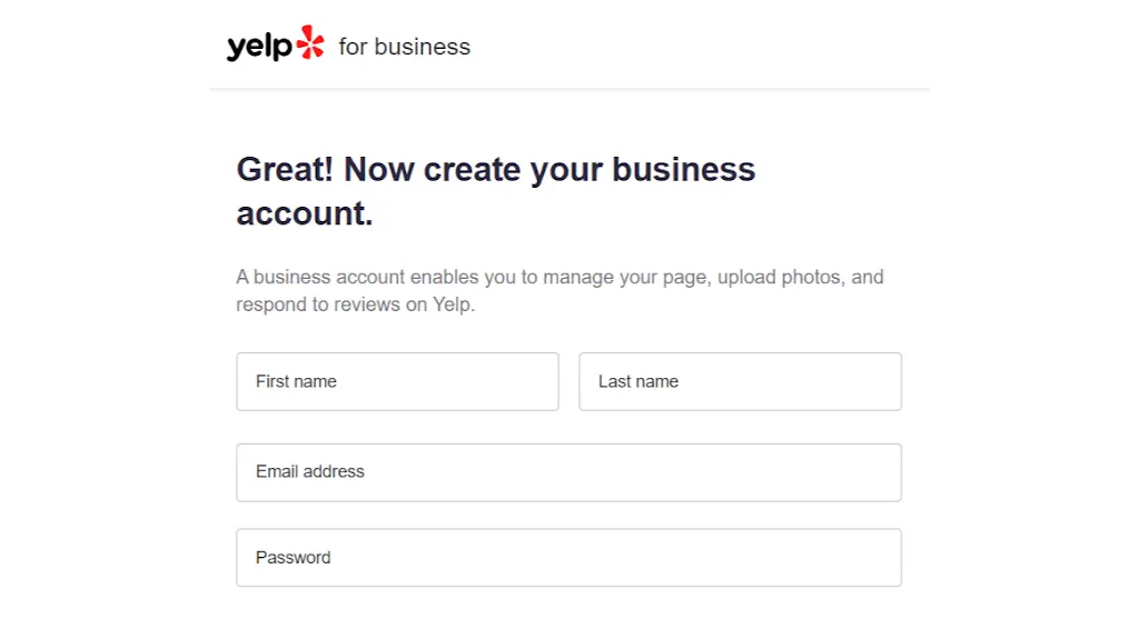 Add further details on the Yelp page