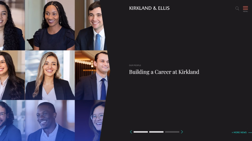Kirkland & Ellis website homepage