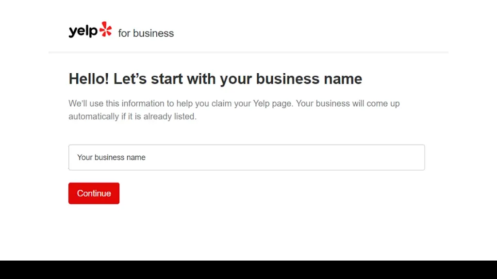 Yelp law firm's page verification