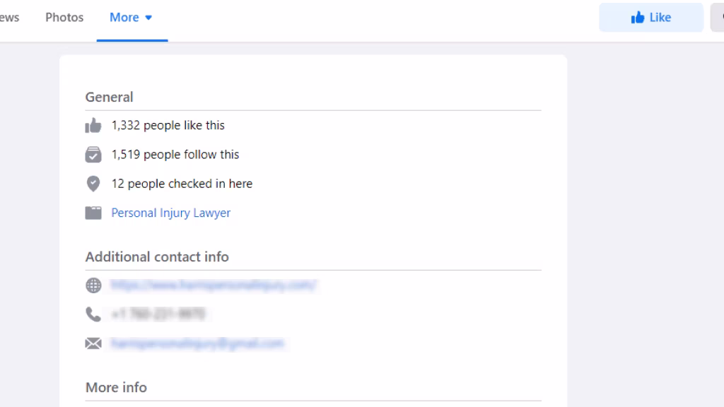 Add Key Contact Information