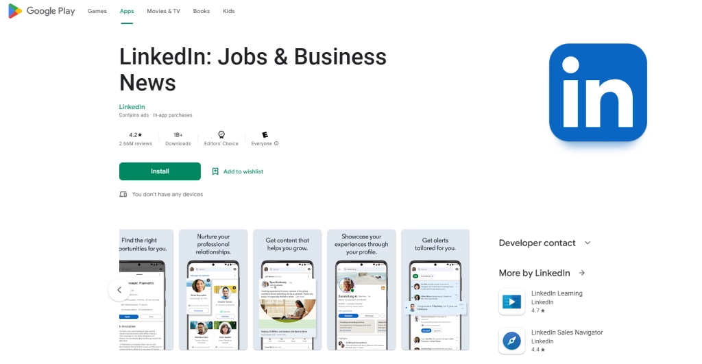 LinkedIn App