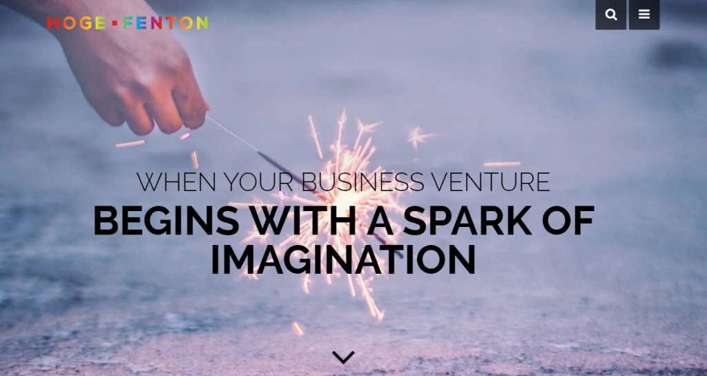 Hoge Fenton business law website design