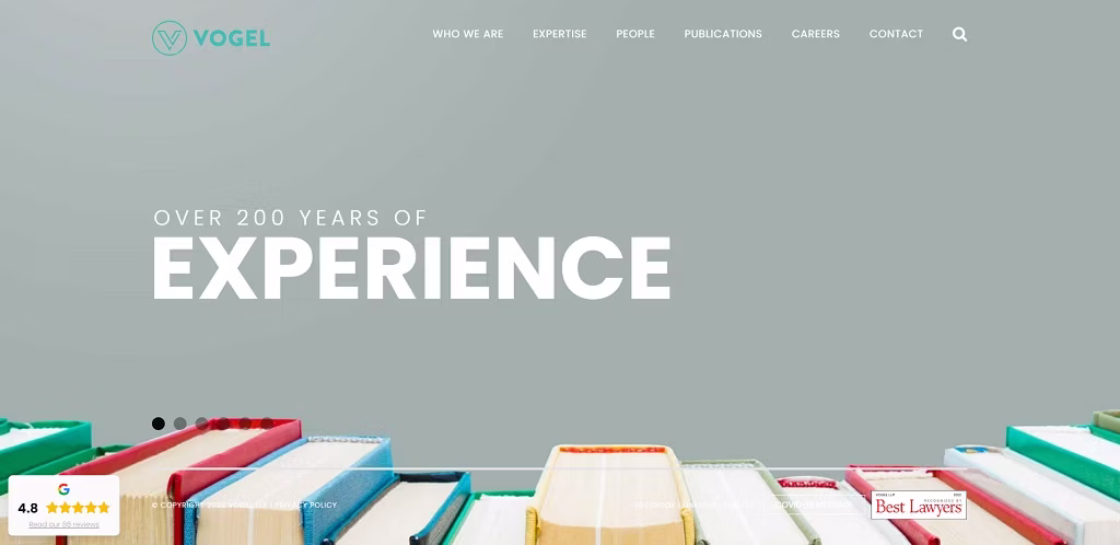 Vogel LLP best law firm websites