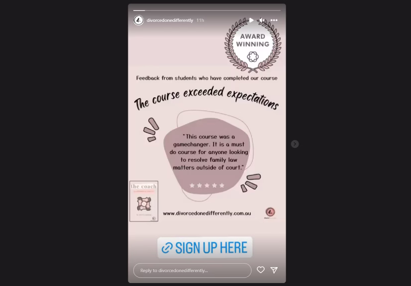 Lawyers on Instagram: Stories
