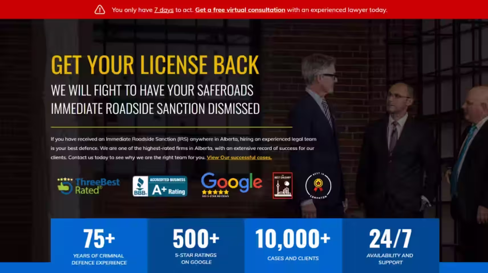 Create a relevant custom landing page.