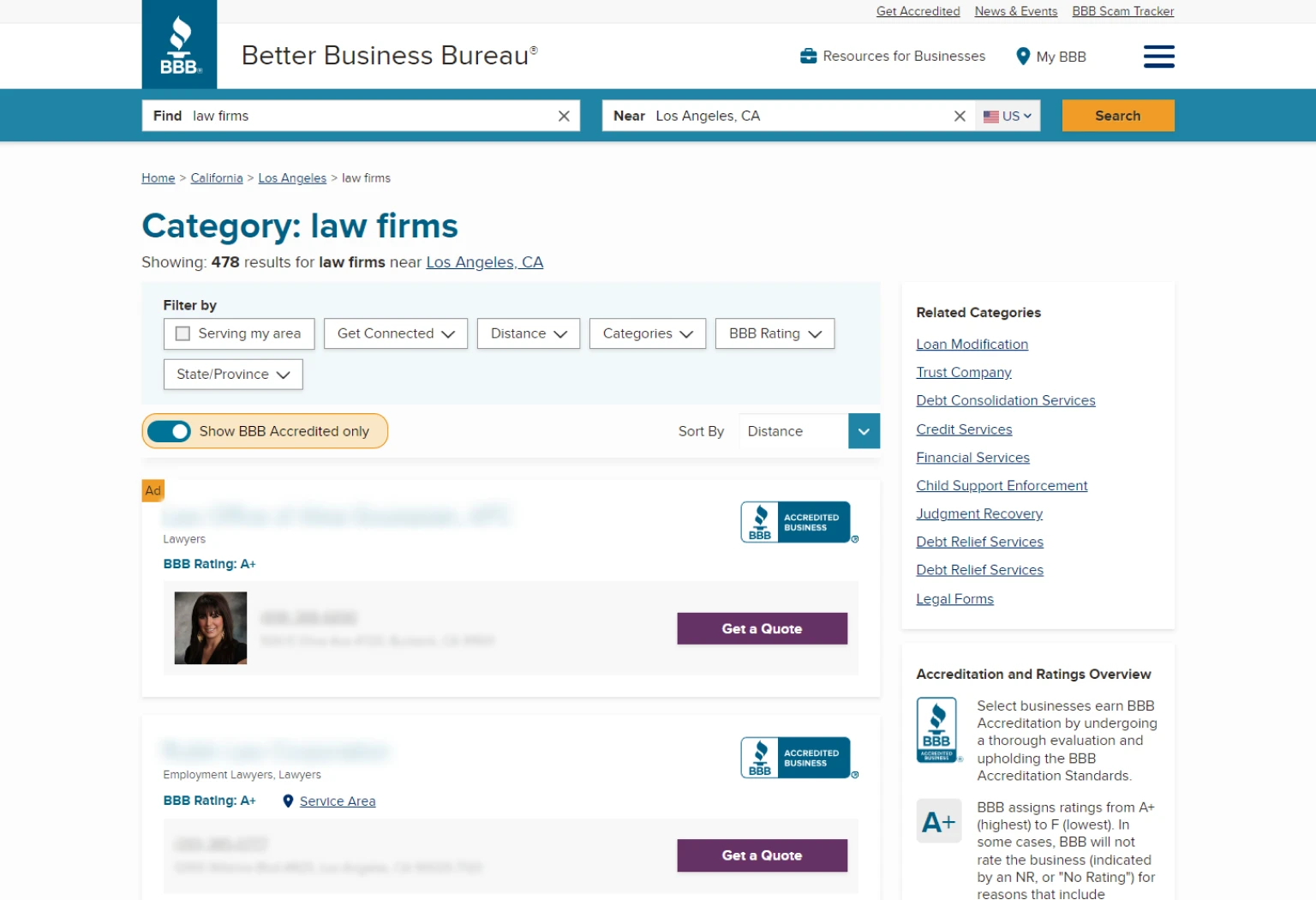 bbb search example