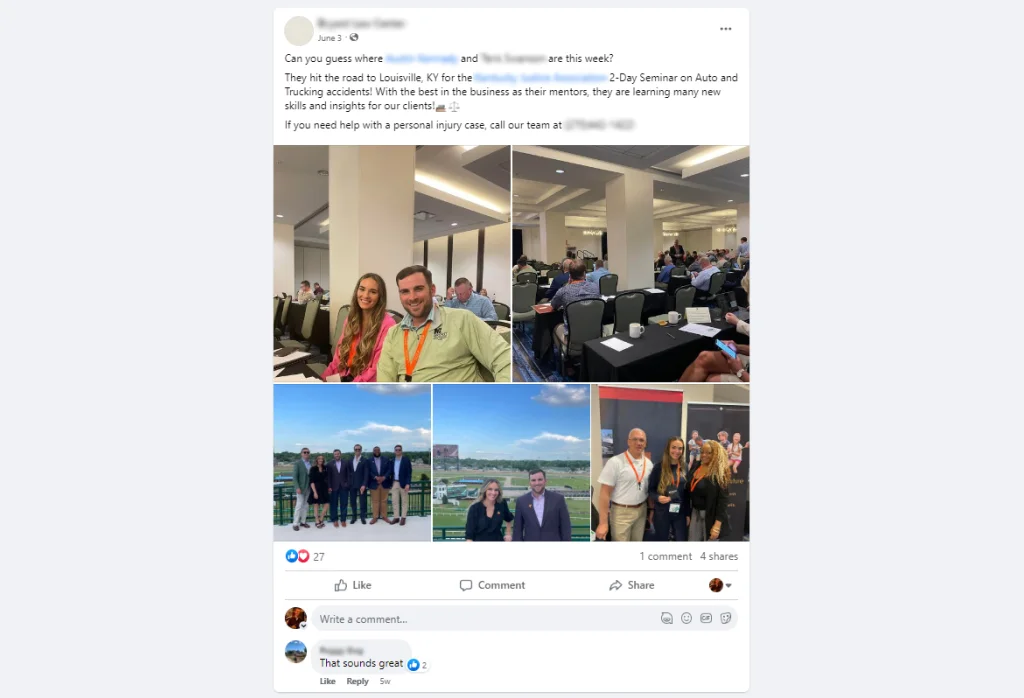 The lawyers who visited a seminar