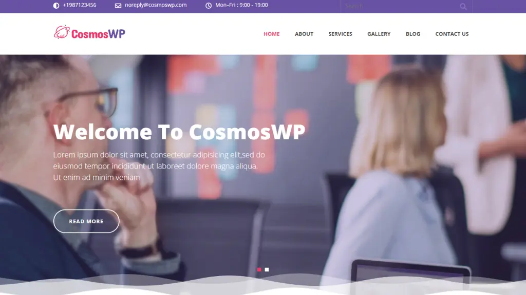 CosmoWP Lawyer Wordpress theme