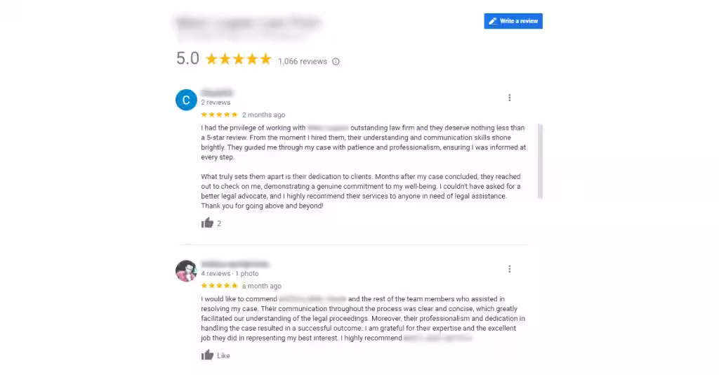 Attract Business Law Clients with Positive Reviews