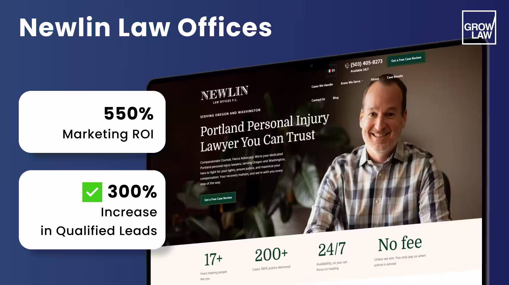 Newlin Law Offices results.