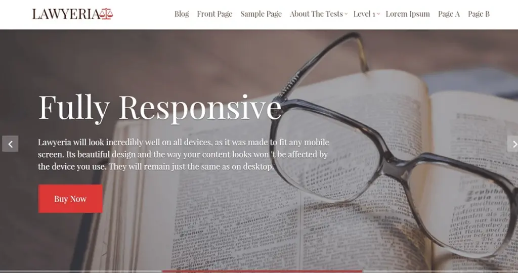 Lawyeria X Wordpress theme