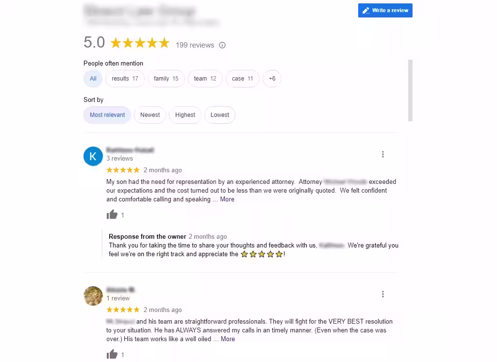 Digital marketing for law firms makes it easier to get more reviews
