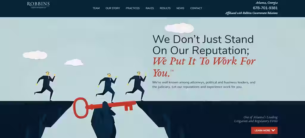 Robbins Firm best law firm websites