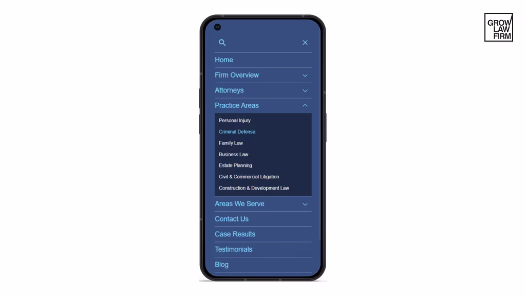 Clear navigation