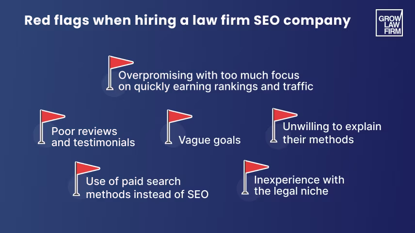 red flags seo outsource