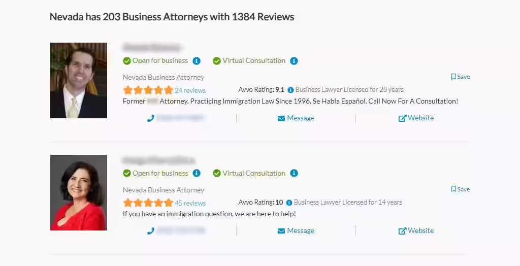 Register for Legal Directories for Business Lawyers