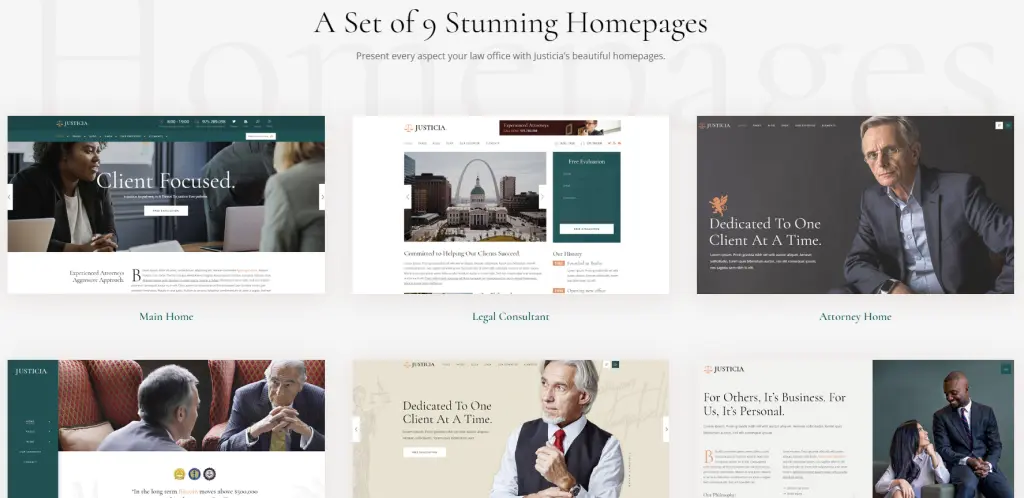 Justicia Wordpress theme