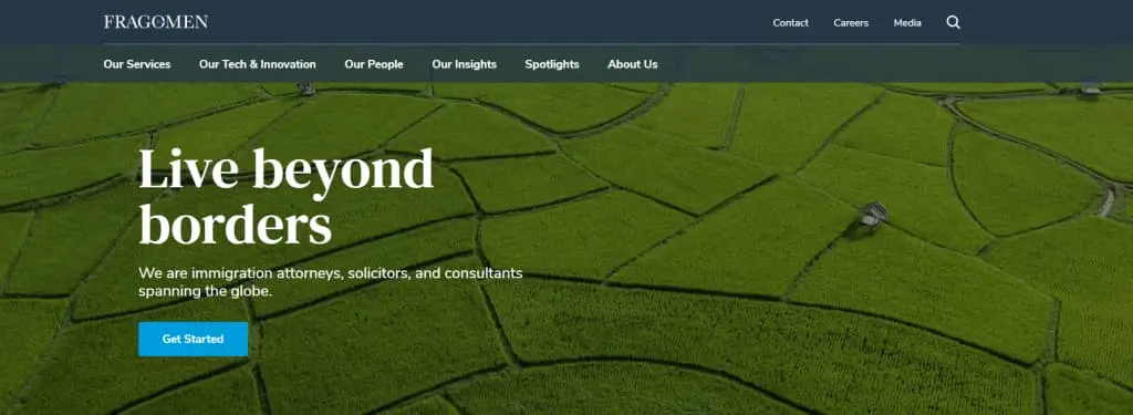Fragomen immigration website