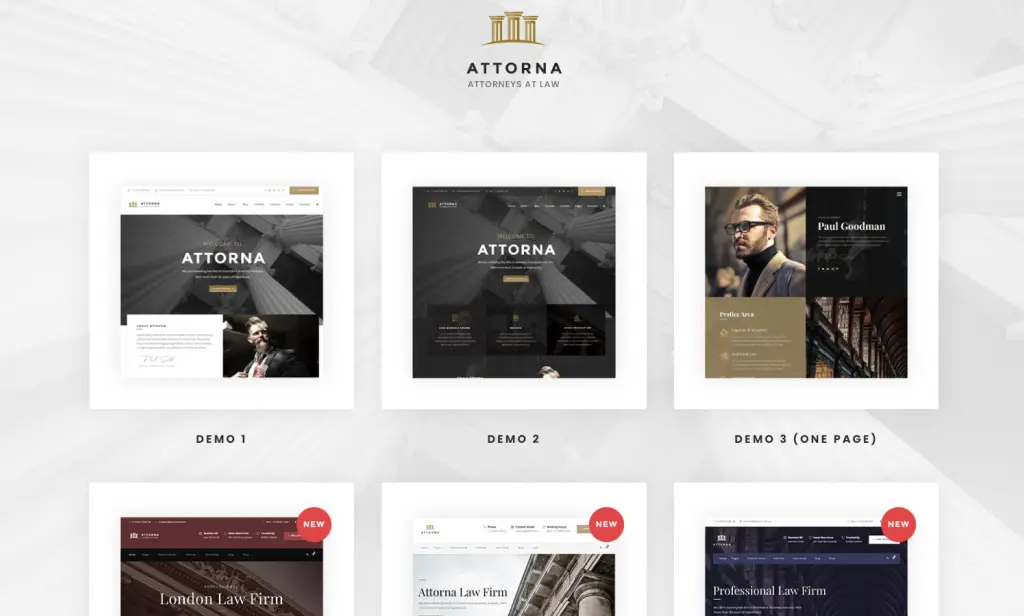 Attorna Wordpress theme