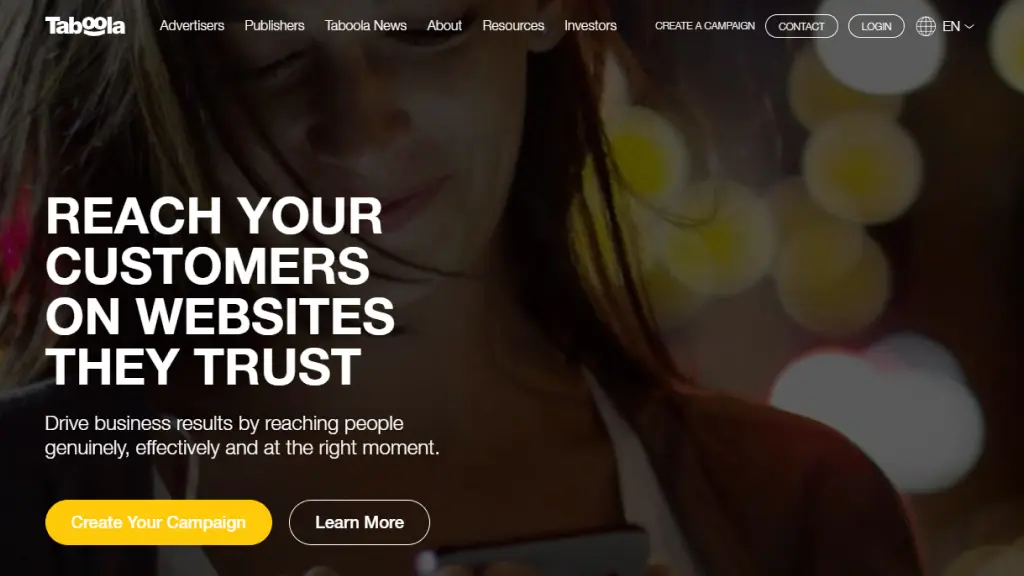 Taboola screenshot