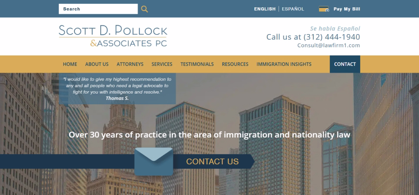 Scott D. Pollock & Associates PC website