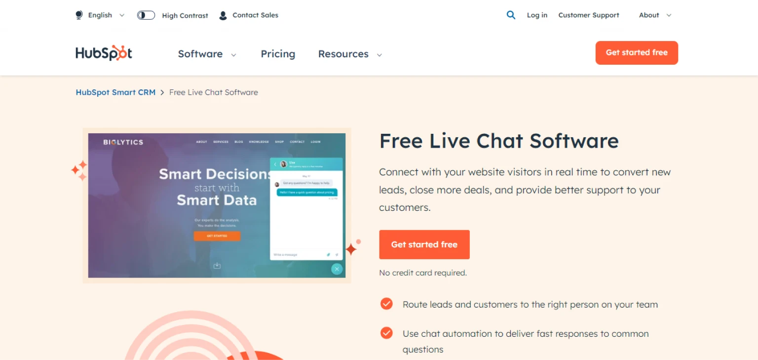 HubSpot Chat