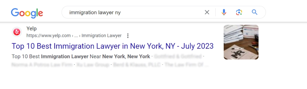 yelp for lawyers