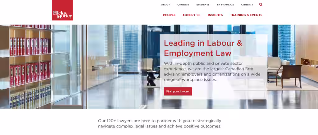 Hicks Morley | Labour and Employment Law Firm
