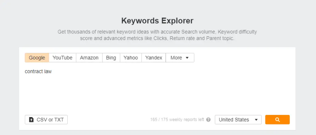 keyword explorer