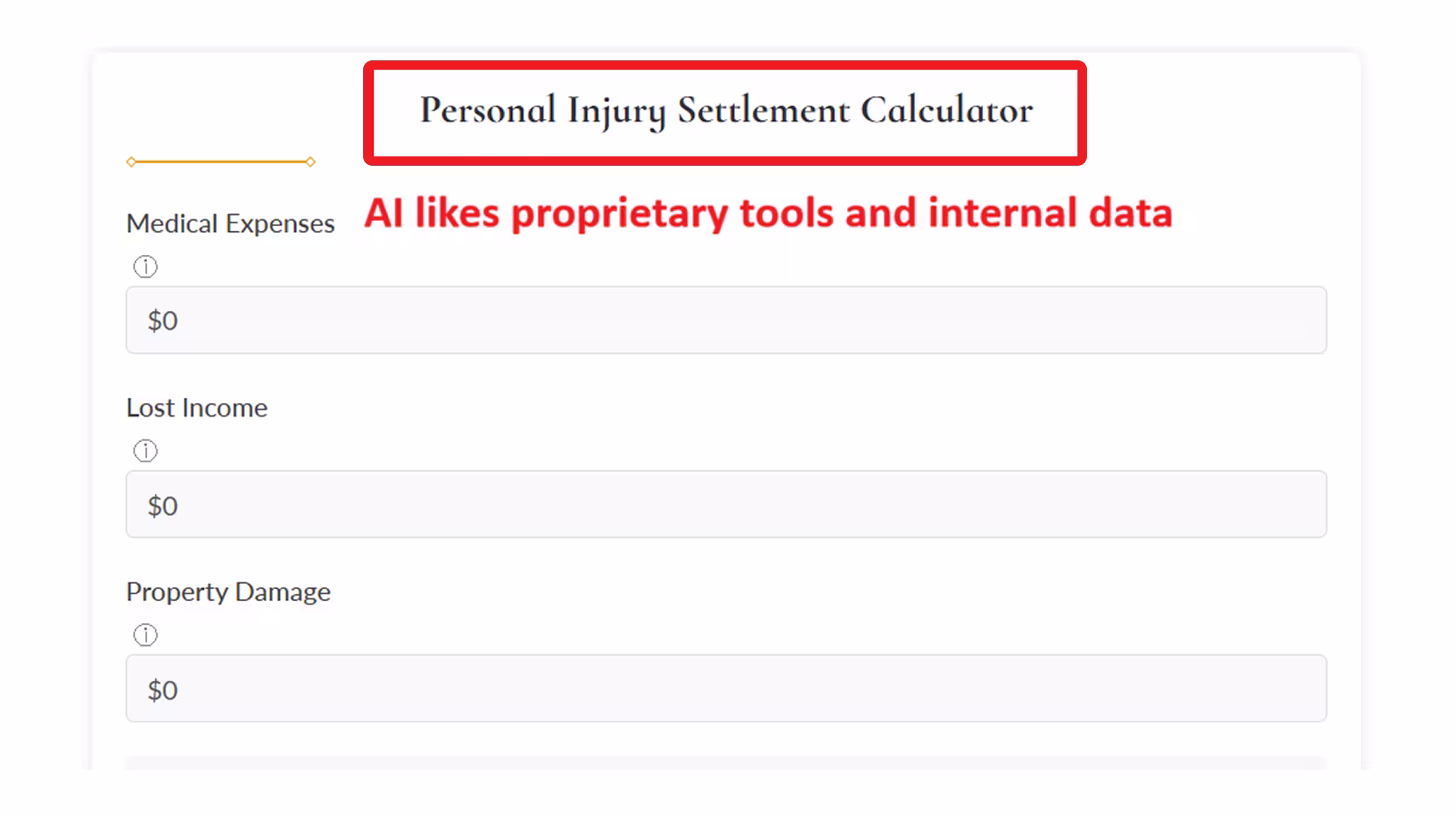 South Florida Justice Personal Injury Settlement Calculator
