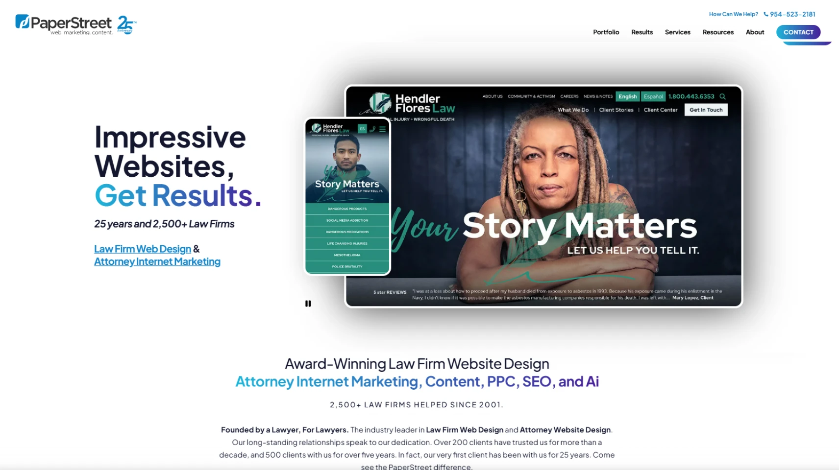 PaperStreet homepage